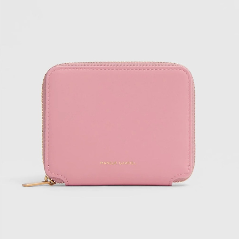 Mansur Gavriel Zip Around Leather Wallet